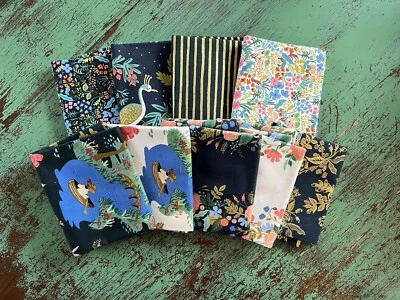 Rifle Paper Company Jardín Inglés/10 1/2 yardas cortes/algodón + acero RJR Foto 1 de 2