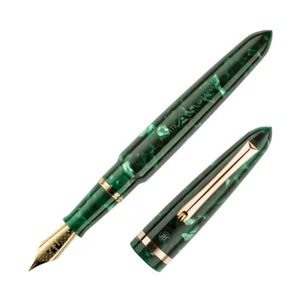 Montegrappa Venetia Fountain Pen in Vintage Conifer - Fine Point - NEW in Box - Picture 1 of 2