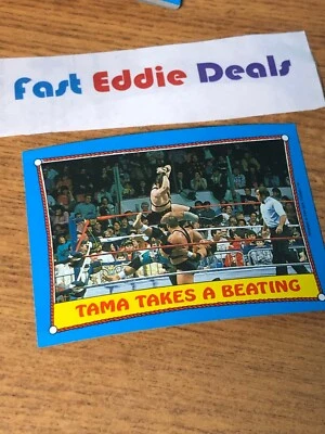 1987 TOPPS WRESTLING WWE WWF DEMOLITION AX AND SMASH VS THE ISLANDERS CARD 41 - Image 1 of 2