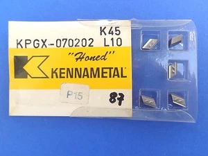 Wendeschneidplatten Kennametal KPGX 070202 K10 K45 - Bild 1 von 3