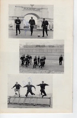 Crystal Palace v Bolton 2.11.68 AUTOGRAPHED by J McCormack S Kember J Loughlan - Image 1 of 3