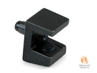 Glass Shelf Support Adjustable Black Holder Bracket Clamp For Bathroom Shelf
