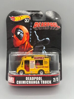 Hot Wheels Marvel Premium 2017 Deadpool Chimichanga Truck 2/5 Real Riders - NIP! - Image 1 of 3