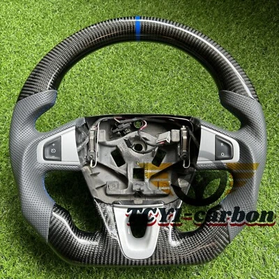 Carbon Fiber Steering Wheel Fit for Renault Megane 3 Coupe RS 2009-2016 - Image 1 of 4