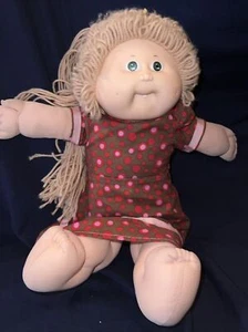 Classic Cabbage Patch Doll in custom dress. Blind hair - Picture 1 of 2