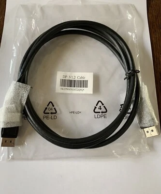 HOTRON AWM STYLE 20276 E246588, 6FT, 30V, 18 PIN, M-M DVI CABLE, DP V1.2 CABLE,  - Image 1 of 4