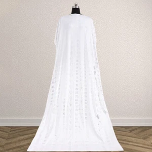 1920s women's milk silk dress dance skirt stretch Faux Assuit Foil print fabric - Picture 1 of 66