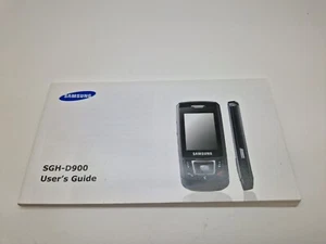 Nowy/stary magazyn angielski Samsung SGH-D900 Instrukcja obsługi 3WYSYŁKA W WIELKIEJ BRYTANII - Zdjęcie 1 z 4