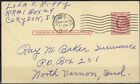 Postal Stationery United States, 1957. Corydon to North Vernon.   
