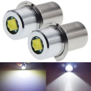 2 x LED 3V-6V P13.5S Bulb For Flashlight PR2 Lamp Replacement 2/3/4 C/D AA Cell - Picture 1 of 8
