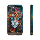 Elevate Your Style with our "Graffiti Face Concrete Wall" -Tough Phone Cases