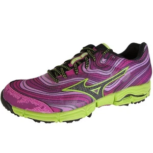 Zapatillas deportivas Mizuno Wave Kazan Trail Running para mujer, bayas/negras/verdes, EE. UU. 6,5 - Imagen 1 de 3