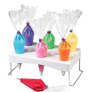 Decorating Piping Bag Holder Cake Decorating Icing Bag Stand 12-Cavity Pastry... - Picture 1 of 8