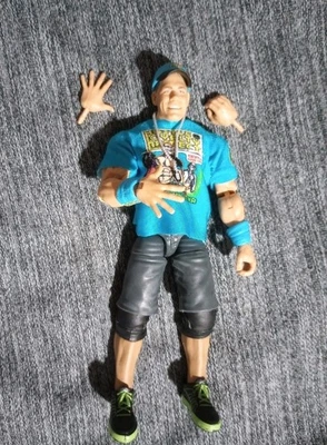 2025 Mattel Walmart Exclusive WWE Elite John Cena Figure Legends From 3 Pack RAW - Image 1 of 3