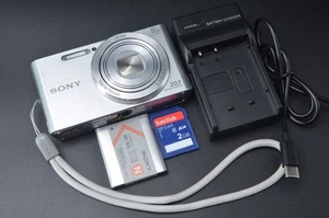 Sony Cyber-shot DSC-W830 Digital Camera 20.1MP Silver Japanese only #B78 - Picture 1 of 10
