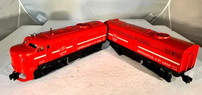 Lionel 229 Minn. & St. Louis AB Diesel Alco Set, 1962 only - Image 1 of 4