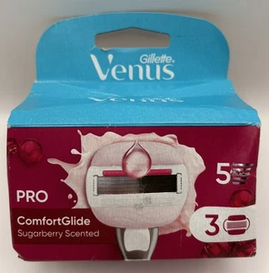 Gillette Venus Pro Comfortglide SUGARBERRY Duft Damenklinge 3 Kartuschen - Bild 1 von 4