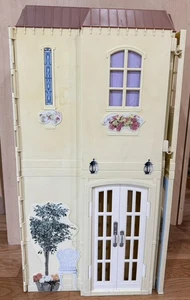 Casa de muñecas inteligente Barbie Happy Family Mattel 2004 ¡con luces y sonidos de trabajo! - Imagen 1 de 10