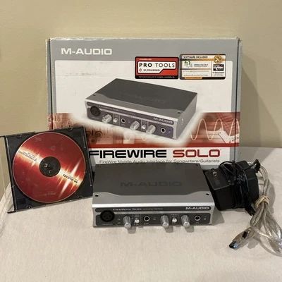 M-Audio FireWire Solo Mobile Audio Interface & Software Disk - Image 1 of 4