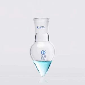 Pear Shape Evaporating Flask 50ml 24# Boiling Flasks School Teaching Use - Picture 1 of 1