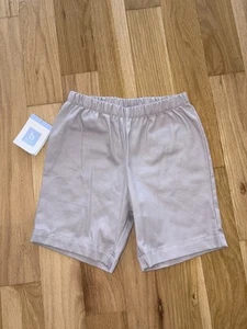 NWT Bella Bliss Boy’s Twill Play Shorts Gray Pewter Elastic Waist Shorts Size 7 - Picture 1 of 6