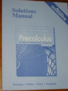 Solutions Manual Precalculus Eighth Edition - Picture 1 of 1