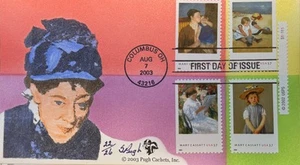 Las 4 estampillas Pugh 3807A Mary Cassatt - Imagen 1 de 2