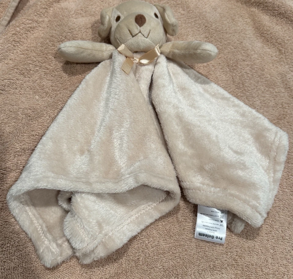 Pro Goleem бежевый щенок собаки милый безопасности одеяло 16 x 16 - Изображение 1 из 3