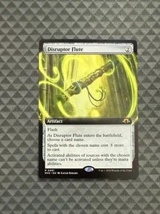 MTG Disruptor Flute #0461 Extended Art Rare Modern Horizons 3 (MH3) - Picture 1 of 4