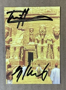 The Brothers Hildebrand Trading Card #49 The Sitting Giants ~ Greg & Tim Signed - Foto 1 di 4