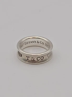 Tiffany & Co. 1837 Sterling Silver Band Ring Size 7.5 - Image 1 of 4