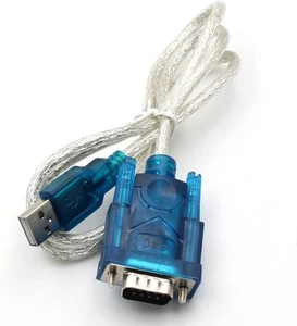 Zorpia® New USB to RS232 Serial Port 9 Pin DB9 Cable COM blue - Bild 1 von 5