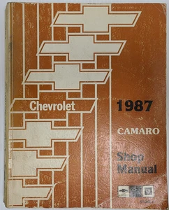 Chevrolet Camaro 1987 manual de servicio de fábrica GM suplemento ST-368-87 - Imagen 1 de 11