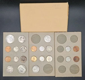 Juego P-D-S 1955 sin circular como nuevo | ¡Bonitas monedas originales! - Imagen 1 de 4