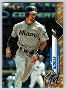 2020 Topps Factory Set Gold Stars #275 - JT Riddle - Miami Marlins - Picture 1 of 2