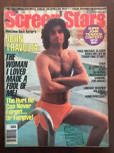 Screen Stars magazine November 1976 Travolta Sinatra Glaser Cher Lindsay Wagner - Picture 1 of 1