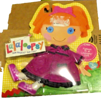 Lalaloopsy 外套适合许多 BJD & Blythe & Landoudou 娃娃! 神奇缝制NIP — 第 1/2 张图片