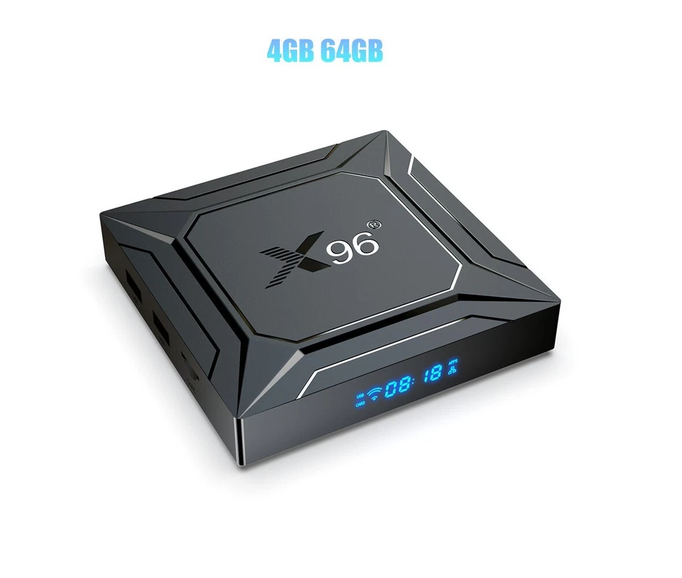 X96 M200 TV Box Android 14 S905X5M 4G 32G/64G WiFi 1000M BT5.X H.265 4K HDR Box - Image 1 of 4