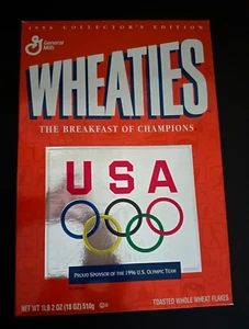 Wheaties Müslischachtel Olympiade 1996 Sammlerbox - Bild 1 von 7