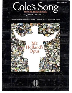 JULIAN LENNON Sheet Music COLE'S SONG from MR. HOLLAND'S OPUS 1995 - Picture 1 of 6