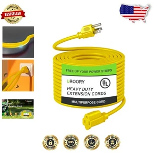 15 Amp 50 FT Outdoor Extension Cord - Flexible, Flame Resistant & Reliable - Bild 1 von 6