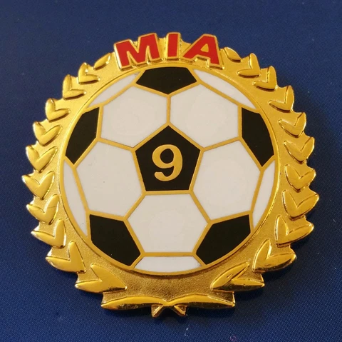 MIA HAMM #9 Soccer Ball Lapel Pin Cover