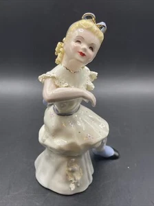 Florence Ceramics Storybook Hour Girl Figurine Pasadena California - Picture 1 of 12