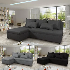 Ecksofa Pono mit Schlaffunktion - Couchgarnitur, Eckcouch, L-Form Couch - Bild 1 von 12