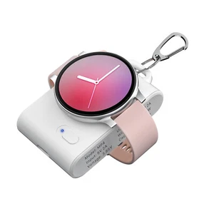 Nuevo Cargador Magnético Inalámbrico Para Reloj Samsung Galaxy 5/5 Pro/4/3/Active 2 Blanco - Imagen 1 de 12