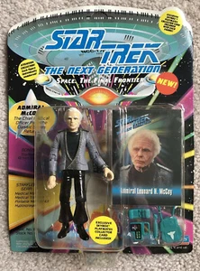 STAR TREK TNG / CLASSIC ADMIRAL McCOY Action Figure Playmates 1993 NOC “39” - Picture 1 of 12