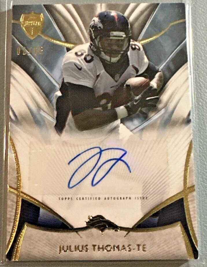 JULIAN THOMAS 2014 Topps Supreme Autograph  02/65 - Image 1 of 2