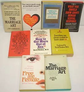 Various Sexual Education / Marriage Paperback Book Lot (of 9) Vintage PB Advice - Picture 1 of 9