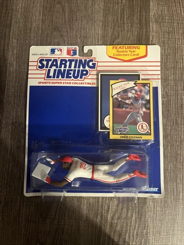 Starting Lineup~Vince Coleman Figurine~1990 MLB~St. Louis Cardinals~Kenner~NEW! Cover