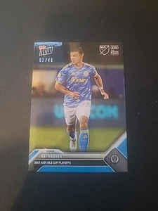 #14 Kai Wagner 2023 Topps Now MLS Cup Playoffs BLUE /49 - Philadelphia Union - Picture 1 of 2